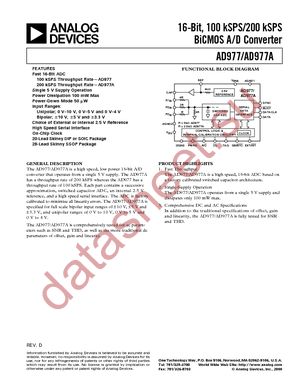 AD977ABRZ datasheet  